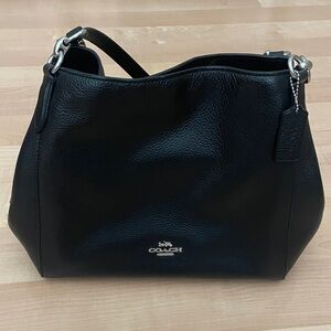 Coach Pebble Leather Hallie Shoulder Bag